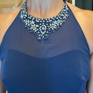 Navy blue mother of the bride dress. Never worn, size 0